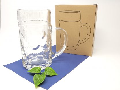 engraved beer stein with box