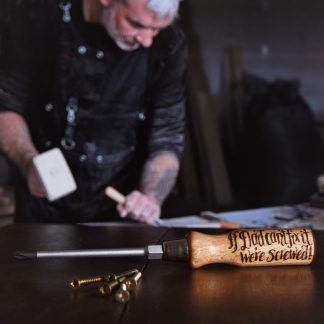 if dad can't fix it we're screwed personalised screwdriver for fathers day with any message hand engraved 3
