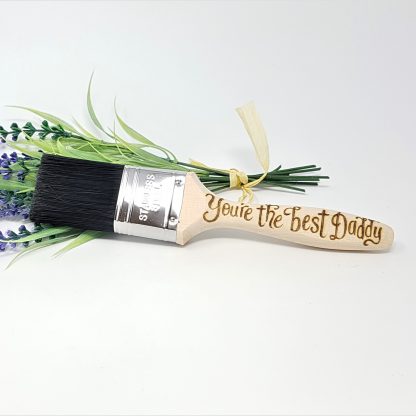 you're the best daddy love from sonny xx personalised paintbrush for fathers day