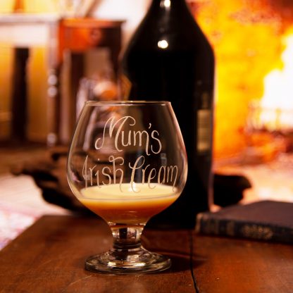 mothers day baileys glass hand engraved with any message