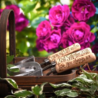 5 years and i still wood personalised garden tools for 5th anniversary married 2018