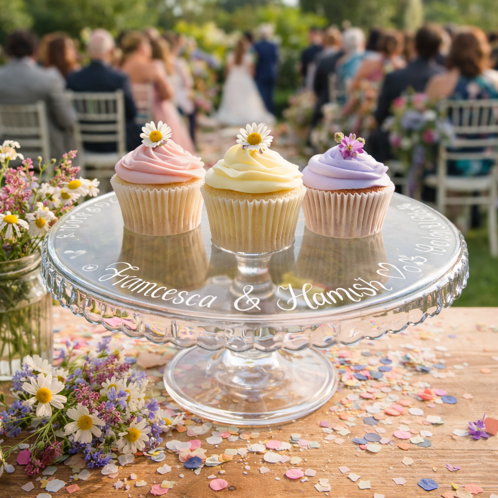 Personalised Glass Cake Stand - Image 7