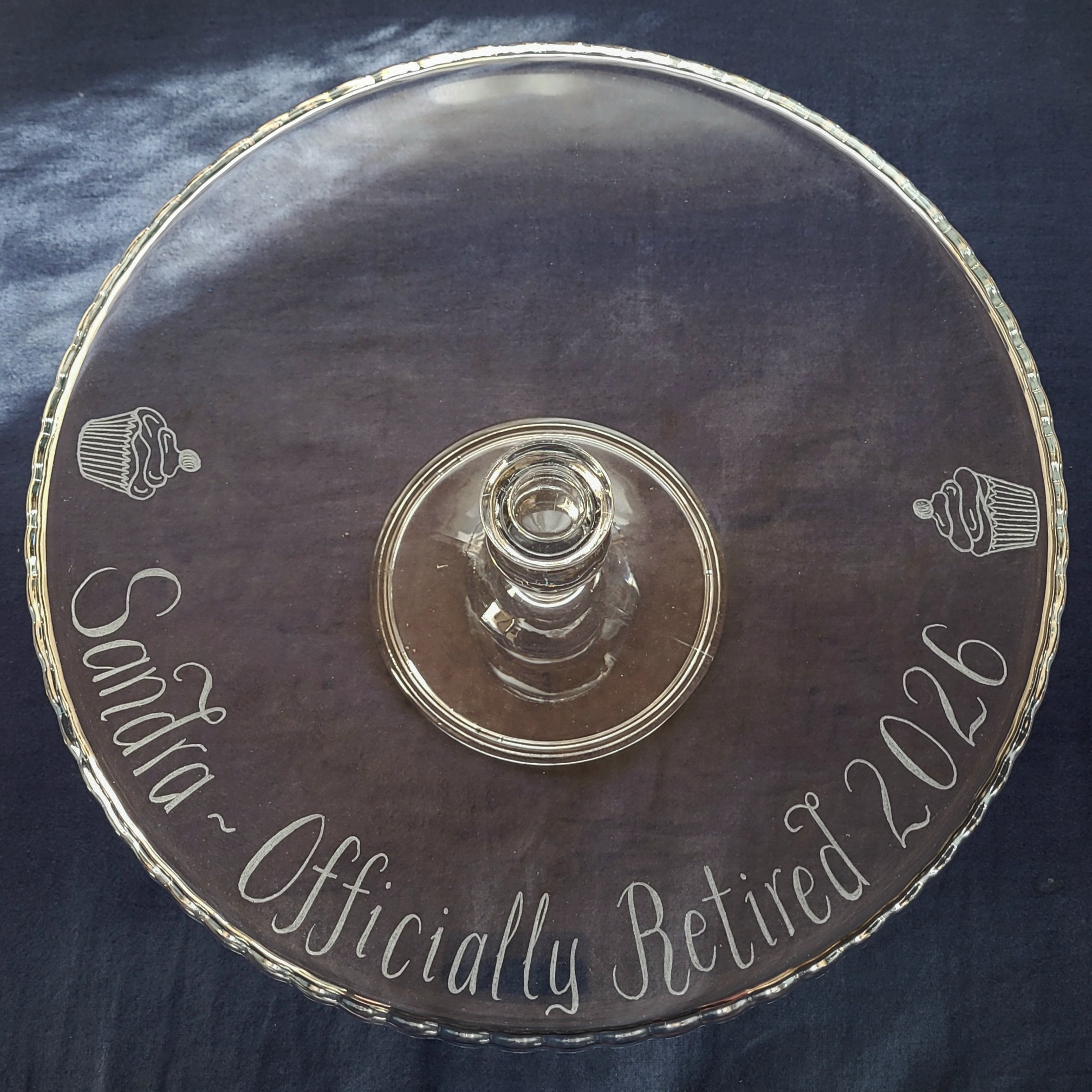 Personalised Glass Cake Stand - Image 11