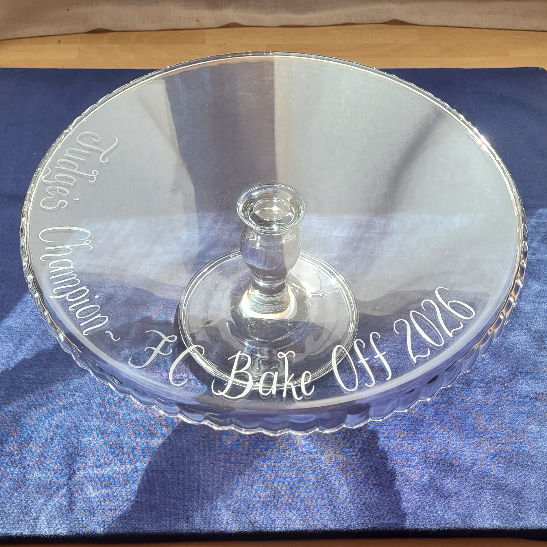 Personalised Glass Cake Stand - Image 12